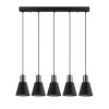 Modern Black Wall Lamp, MDF Body, 60 x 12 x 33 cm, E27 Socket (Max 40W), IP20, Pluggable, Laser-Cut Design, Stylish & Functional Lighting for Any Space