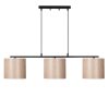 Modern Black Wall Lamp, MDF Body, 60 x 12 x 33 cm, E27 Socket (Max 40W), IP20, Pluggable, Laser-Cut Design, Stylish & Functional Lighting for Any Space