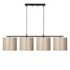 Modern Black Wall Lamp, MDF Body, 60 x 12 x 33 cm, E27 Socket (Max 40W), IP20, Pluggable, Laser-Cut Design, Stylish & Functional Lighting for Any Space