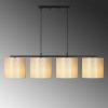 Modern Black Wall Lamp, MDF Body, 60 x 12 x 33 cm, E27 Socket (Max 40W), IP20, Pluggable, Laser-Cut Design, Stylish & Functional Lighting for Any Space