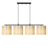Modern Black Wall Lamp, MDF Body, 60 x 12 x 33 cm, E27 Socket (Max 40W), IP20, Pluggable, Laser-Cut Design, Stylish & Functional Lighting for Any Space