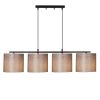 Modern Black Wall Lamp, MDF Body, 60 x 12 x 33 cm, E27 Socket (Max 40W), IP20, Pluggable, Laser-Cut Design, Stylish & Functional Lighting for Any Space