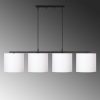 Modern Black Wall Lamp, MDF Body, 60 x 12 x 33 cm, E27 Socket (Max 40W), IP20, Pluggable, Laser-Cut Design, Stylish & Functional Lighting for Any Space