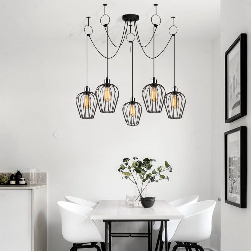 Modern Black Wall Lamp, MDF Body, 60 x 12 x 33 cm, E27 Socket (Max 40W), IP20, Pluggable, Laser-Cut Design, Stylish & Functional Lighting for Any Space