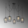 Modern Black Wall Lamp, MDF Body, 60 x 12 x 33 cm, E27 Socket (Max 40W), IP20, Pluggable, Laser-Cut Design, Stylish & Functional Lighting for Any Space