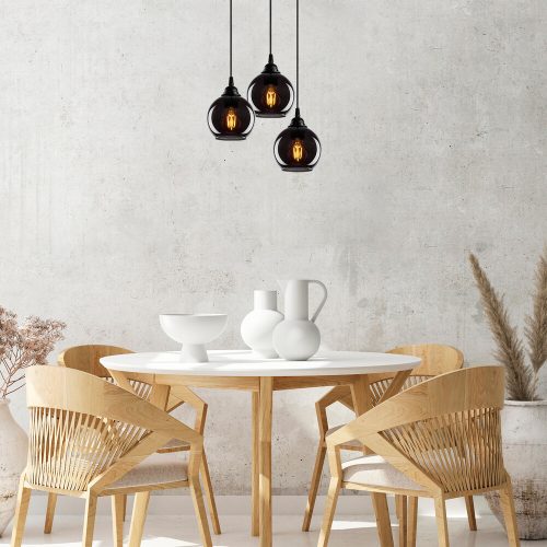 Modern Black Wall Lamp, MDF Body, 60 x 12 x 33 cm, E27 Socket (Max 40W), IP20, Pluggable, Laser-Cut Design, Stylish & Functional Lighting for Any Space