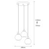 Modern Black Wall Lamp, MDF Body, 60 x 12 x 33 cm, E27 Socket (Max 40W), IP20, Pluggable, Laser-Cut Design, Stylish & Functional Lighting for Any Space