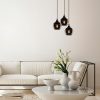 Modern Black Wall Lamp, MDF Body, 60 x 12 x 33 cm, E27 Socket (Max 40W), IP20, Pluggable, Laser-Cut Design, Stylish & Functional Lighting for Any Space