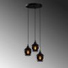 Modern Black Wall Lamp, MDF Body, 60 x 12 x 33 cm, E27 Socket (Max 40W), IP20, Pluggable, Laser-Cut Design, Stylish & Functional Lighting for Any Space