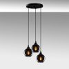 Modern Black Wall Lamp, MDF Body, 60 x 12 x 33 cm, E27 Socket (Max 40W), IP20, Pluggable, Laser-Cut Design, Stylish & Functional Lighting for Any Space