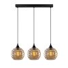 Modern Black Wall Lamp, MDF Body, 60 x 12 x 33 cm, E27 Socket (Max 40W), IP20, Pluggable, Laser-Cut Design, Stylish & Functional Lighting for Any Space
