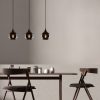 Modern Black Wall Lamp, MDF Body, 60 x 12 x 33 cm, E27 Socket (Max 40W), IP20, Pluggable, Laser-Cut Design, Stylish & Functional Lighting for Any Space