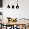 Modern Black Wall Lamp, MDF Body, 60 x 12 x 33 cm, E27 Socket (Max 40W), IP20, Pluggable, Laser-Cut Design, Stylish & Functional Lighting for Any Space