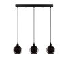 Modern Black Wall Lamp, MDF Body, 60 x 12 x 33 cm, E27 Socket (Max 40W), IP20, Pluggable, Laser-Cut Design, Stylish & Functional Lighting for Any Space