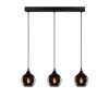 Modern Black Wall Lamp, MDF Body, 60 x 12 x 33 cm, E27 Socket (Max 40W), IP20, Pluggable, Laser-Cut Design, Stylish & Functional Lighting for Any Space