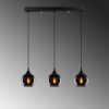 Modern Black Wall Lamp, MDF Body, 60 x 12 x 33 cm, E27 Socket (Max 40W), IP20, Pluggable, Laser-Cut Design, Stylish & Functional Lighting for Any Space