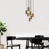Modern Black Wall Lamp, MDF Body, 60 x 12 x 33 cm, E27 Socket (Max 40W), IP20, Pluggable, Laser-Cut Design, Stylish & Functional Lighting for Any Space