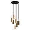 Modern Black Wall Lamp, MDF Body, 60 x 12 x 33 cm, E27 Socket (Max 40W), IP20, Pluggable, Laser-Cut Design, Stylish & Functional Lighting for Any Space