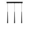 Modern Black Wall Lamp, MDF Body, 60 x 12 x 33 cm, E27 Socket (Max 40W), IP20, Pluggable, Laser-Cut Design, Stylish & Functional Lighting for Any Space