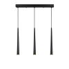 Modern Black Wall Lamp, MDF Body, 60 x 12 x 33 cm, E27 Socket (Max 40W), IP20, Pluggable, Laser-Cut Design, Stylish & Functional Lighting for Any Space
