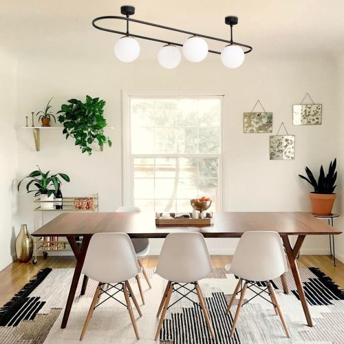 Modern Black Wall Lamp, MDF Body, 60 x 12 x 33 cm, E27 Socket (Max 40W), IP20, Pluggable, Laser-Cut Design, Stylish & Functional Lighting for Any Space