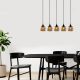 Modern Black Wall Lamp, MDF Body, 60 x 12 x 33 cm, E27 Socket (Max 40W), IP20, Pluggable, Laser-Cut Design, Stylish & Functional Lighting for Any Space