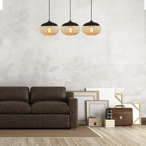Modern Black Wall Lamp, MDF Body, 60 x 12 x 33 cm, E27 Socket (Max 40W), IP20, Pluggable, Laser-Cut Design, Stylish & Functional Lighting for Any Space