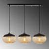 Modern Black Wall Lamp, MDF Body, 60 x 12 x 33 cm, E27 Socket (Max 40W), IP20, Pluggable, Laser-Cut Design, Stylish & Functional Lighting for Any Space