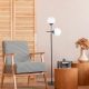 Modern Black Wall Lamp, MDF Body, 60 x 12 x 33 cm, E27 Socket (Max 40W), IP20, Pluggable, Laser-Cut Design, Stylish & Functional Lighting for Any Space