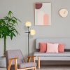 Modern Black Wall Lamp, MDF Body, 60 x 12 x 33 cm, E27 Socket (Max 40W), IP20, Pluggable, Laser-Cut Design, Stylish & Functional Lighting for Any Space