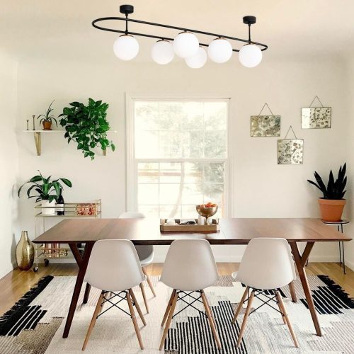 Modern Black Wall Lamp, MDF Body, 60 x 12 x 33 cm, E27 Socket (Max 40W), IP20, Pluggable, Laser-Cut Design, Stylish & Functional Lighting for Any Space