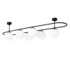 Modern Black Wall Lamp, MDF Body, 60 x 12 x 33 cm, E27 Socket (Max 40W), IP20, Pluggable, Laser-Cut Design, Stylish & Functional Lighting for Any Space