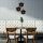 Modern Black Wall Lamp, MDF Body, 60 x 12 x 33 cm, E27 Socket (Max 40W), IP20, Pluggable, Laser-Cut Design, Stylish & Functional Lighting for Any Space
