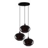 Modern Black Wall Lamp, MDF Body, 60 x 12 x 33 cm, E27 Socket (Max 40W), IP20, Pluggable, Laser-Cut Design, Stylish & Functional Lighting for Any Space