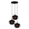 Modern Black Wall Lamp, MDF Body, 60 x 12 x 33 cm, E27 Socket (Max 40W), IP20, Pluggable, Laser-Cut Design, Stylish & Functional Lighting for Any Space