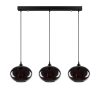 Modern Black Wall Lamp, MDF Body, 60 x 12 x 33 cm, E27 Socket (Max 40W), IP20, Pluggable, Laser-Cut Design, Stylish & Functional Lighting for Any Space