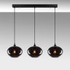 Modern Black Wall Lamp, MDF Body, 60 x 12 x 33 cm, E27 Socket (Max 40W), IP20, Pluggable, Laser-Cut Design, Stylish & Functional Lighting for Any Space