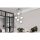 Modern Black Wall Lamp, MDF Body, 60 x 12 x 33 cm, E27 Socket (Max 40W), IP20, Pluggable, Laser-Cut Design, Stylish & Functional Lighting for Any Space