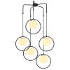 Modern Black Wall Lamp, MDF Body, 60 x 12 x 33 cm, E27 Socket (Max 40W), IP20, Pluggable, Laser-Cut Design, Stylish & Functional Lighting for Any Space