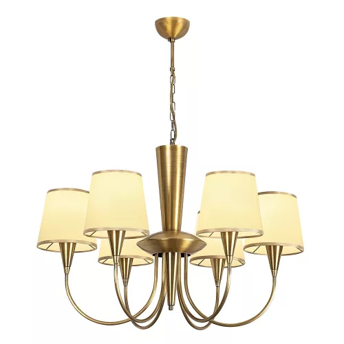 Elegant antique chandelier, metal body, diameter 75 cm, height 85 cm | 6 x E27 Max 40W | Contains setup instructions | Charming design for modern living spaces, IP20 rating, perfect for any room