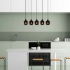 Modern Black Wall Lamp, MDF Body, 60 x 12 x 33 cm, E27 Socket (Max 40W), IP20, Pluggable, Laser-Cut Design, Stylish & Functional Lighting for Any Space
