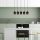 Industrial-Scandinavian Chandelier, Fume Color, 85 x 85 cm, Height 114 cm | Metal Body, Adjustable Height, 5 x E27 Socket (Max 40W) | Stylish Nostalgic Lighting for Modern Spaces, Bulb Not Included