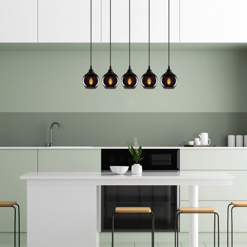 Modern Black Wall Lamp, MDF Body, 60 x 12 x 33 cm, E27 Socket (Max 40W), IP20, Pluggable, Laser-Cut Design, Stylish & Functional Lighting for Any Space