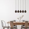 Modern Black Wall Lamp, MDF Body, 60 x 12 x 33 cm, E27 Socket (Max 40W), IP20, Pluggable, Laser-Cut Design, Stylish & Functional Lighting for Any Space