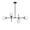 Modern Black Wall Lamp, MDF Body, 60 x 12 x 33 cm, E27 Socket (Max 40W), IP20, Pluggable, Laser-Cut Design, Stylish & Functional Lighting for Any Space