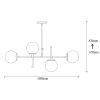 Modern Black Wall Lamp, MDF Body, 60 x 12 x 33 cm, E27 Socket (Max 40W), IP20, Pluggable, Laser-Cut Design, Stylish & Functional Lighting for Any Space