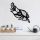 Elegant Black Wall Lamp, Metal Body, 10 x 12 cm, Height 100 cm, E14 Max 40W, IP20 | Glamorous Hotel-Style Lighting for Modern Spaces