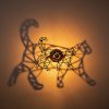 Elegant Black Wall Lamp, Metal Body, 10 x 12 cm, Height 100 cm, E14 Max 40W, IP20 | Glamorous Hotel-Style Lighting for Modern Spaces