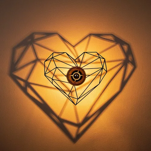 Modern black wall lamp, MDF housing with metal cap, 47 x 12 x 40 cm | E27 socket (max. 40 W), IP20 | Versatile design for children's rooms and young spaces, easy to connect, protected packaging