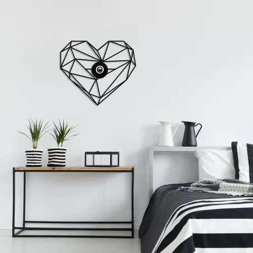 Modern black wall lamp, MDF housing with metal cap, 47 x 12 x 40 cm | E27 socket (max. 40 W), IP20 | Versatile design for children's rooms and young spaces, easy to connect, protected packaging